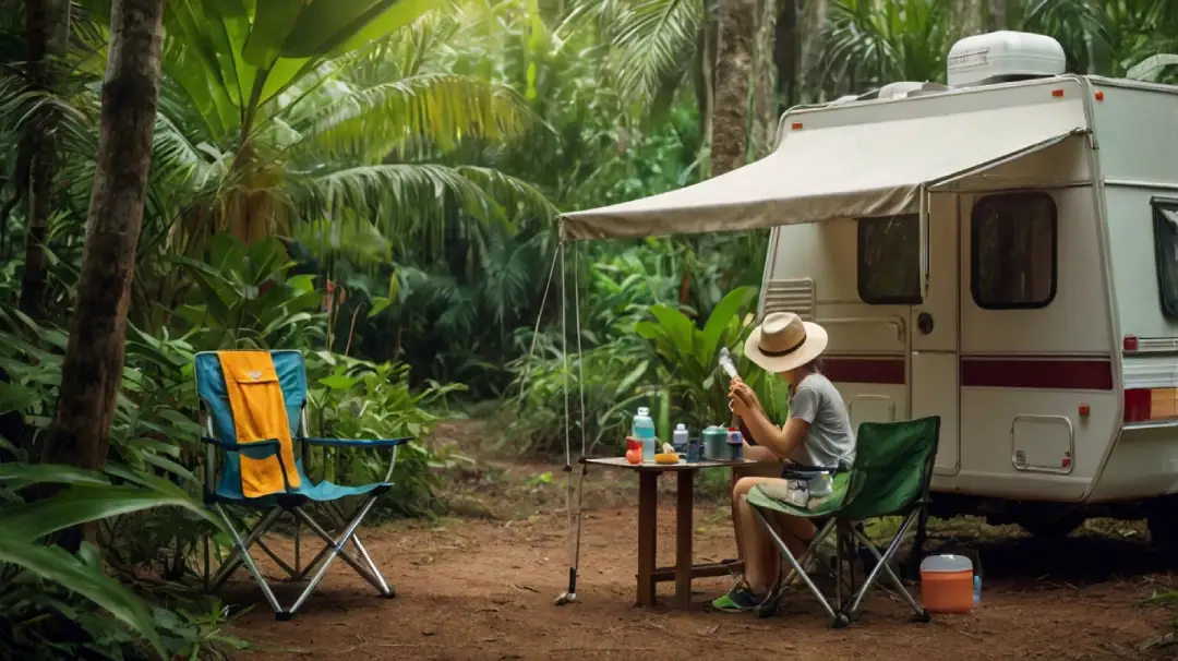 astuces de camping tropical