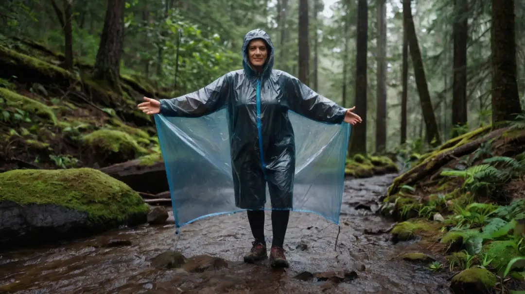 Le sac poubelle XXL votre imperméable de fortune