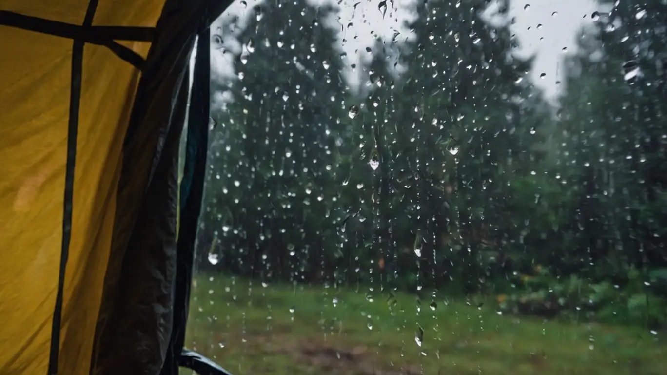 Pourquoi camper sous la pluie